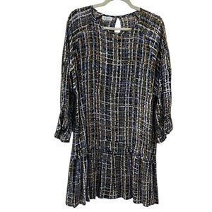 NWT: MASAI Copenhagen sheer abstract dress oversized plus size brand